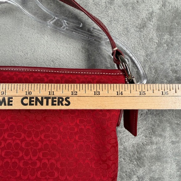 Coach Red Shoulder Bag - Picture 10 of 12
